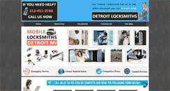 Desktop Screenshot of detroitlocksmiths.net